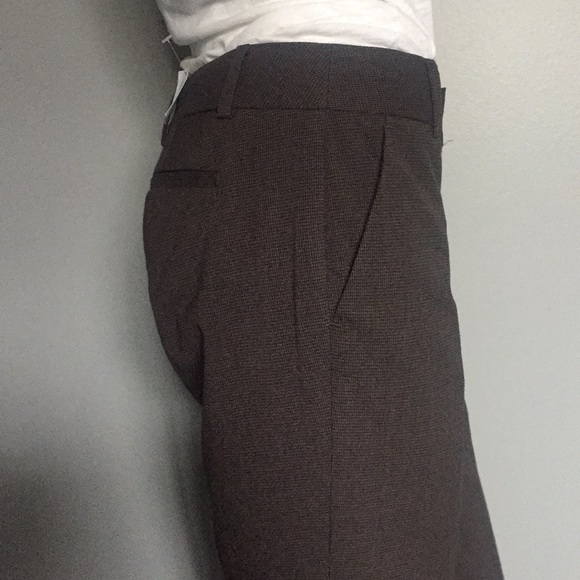 NWT Banana Republic 4 Brown Black Dress Pants - Picture 2 of 9